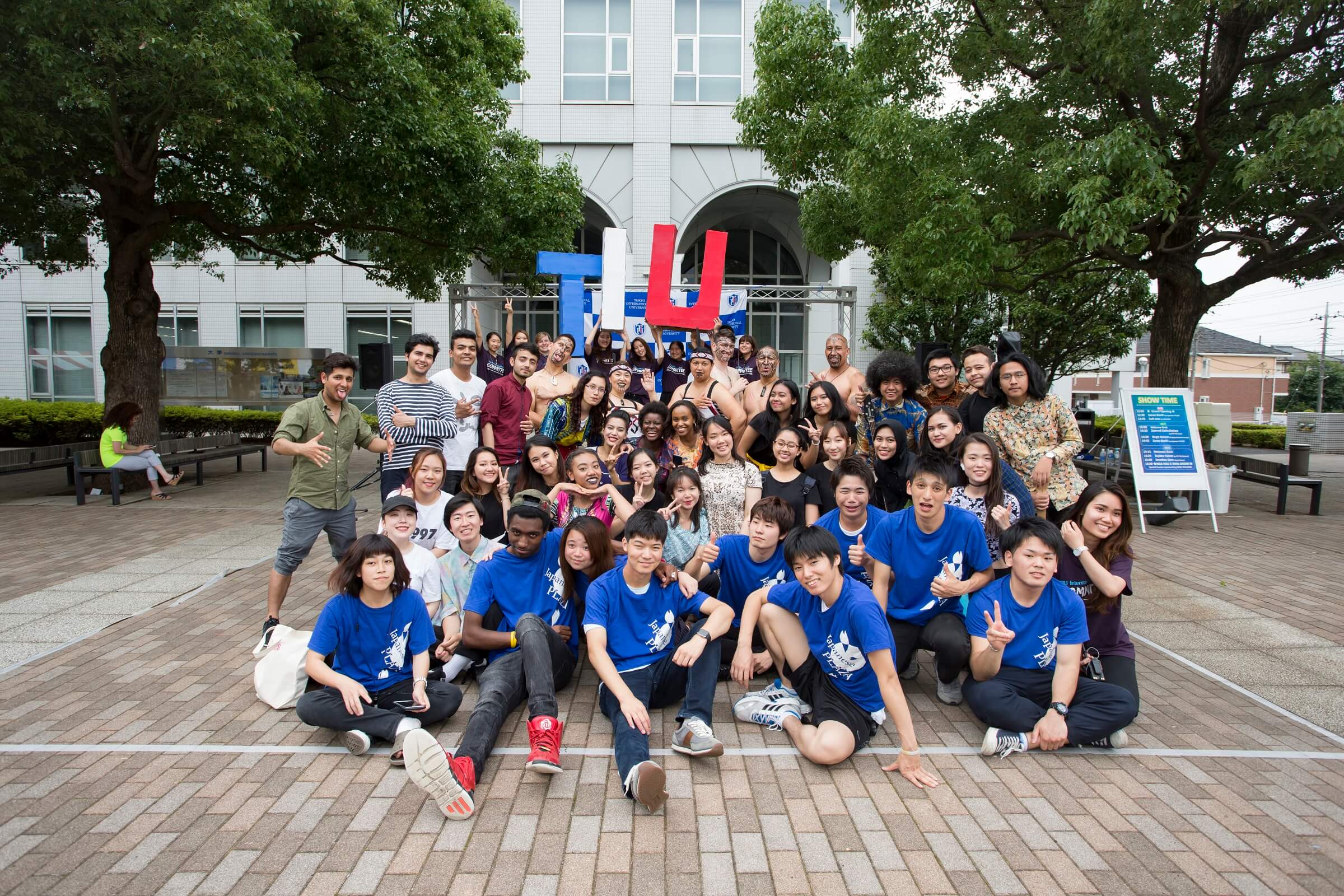 Photo of students who organized an event