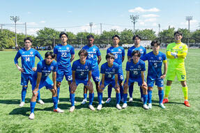 流通経済大学サッカー部　パッチ刺繍　ピステ　adidas　関東大学サッカーリーグ サッカー】関東大学サッカー2部リーグ 第8節 VS 流通経済大学