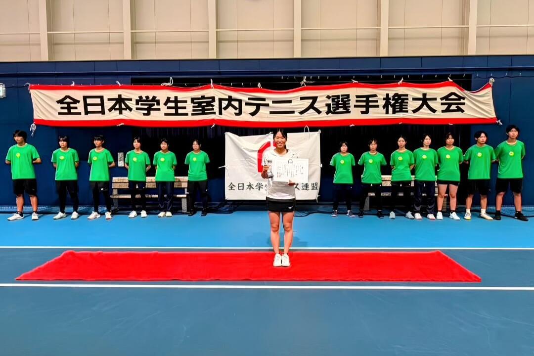 女子シングルス 第3位の原田悠衣選手