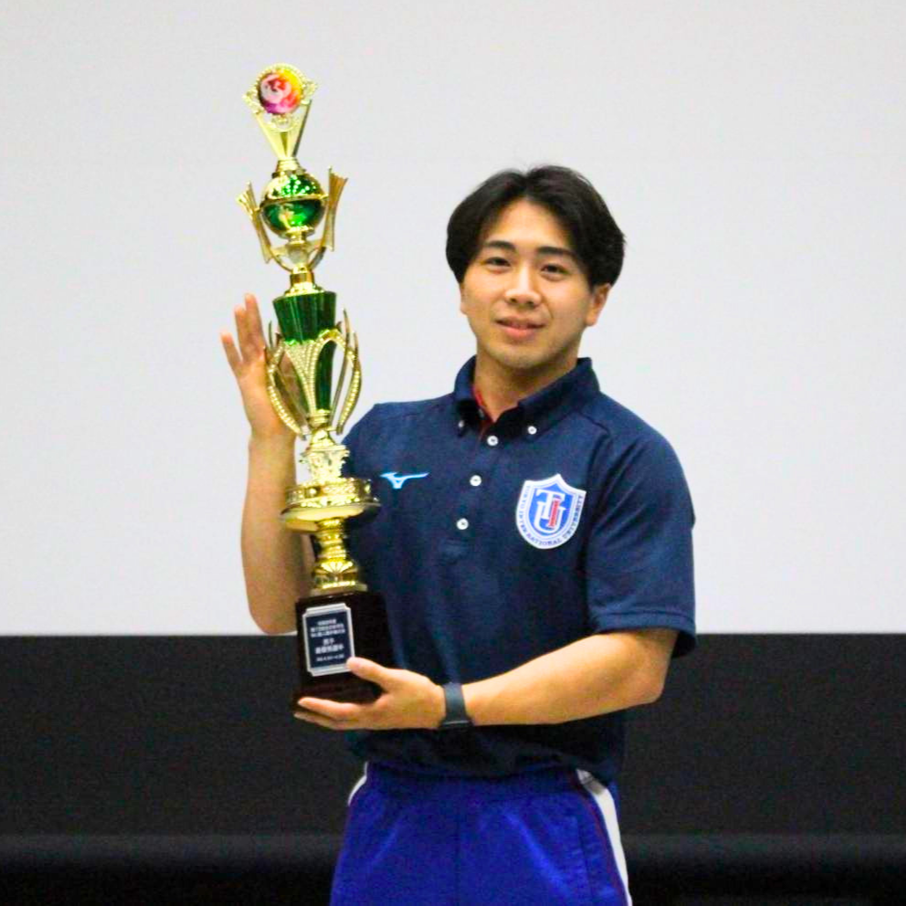 男子最優秀選手に選出された松田選手