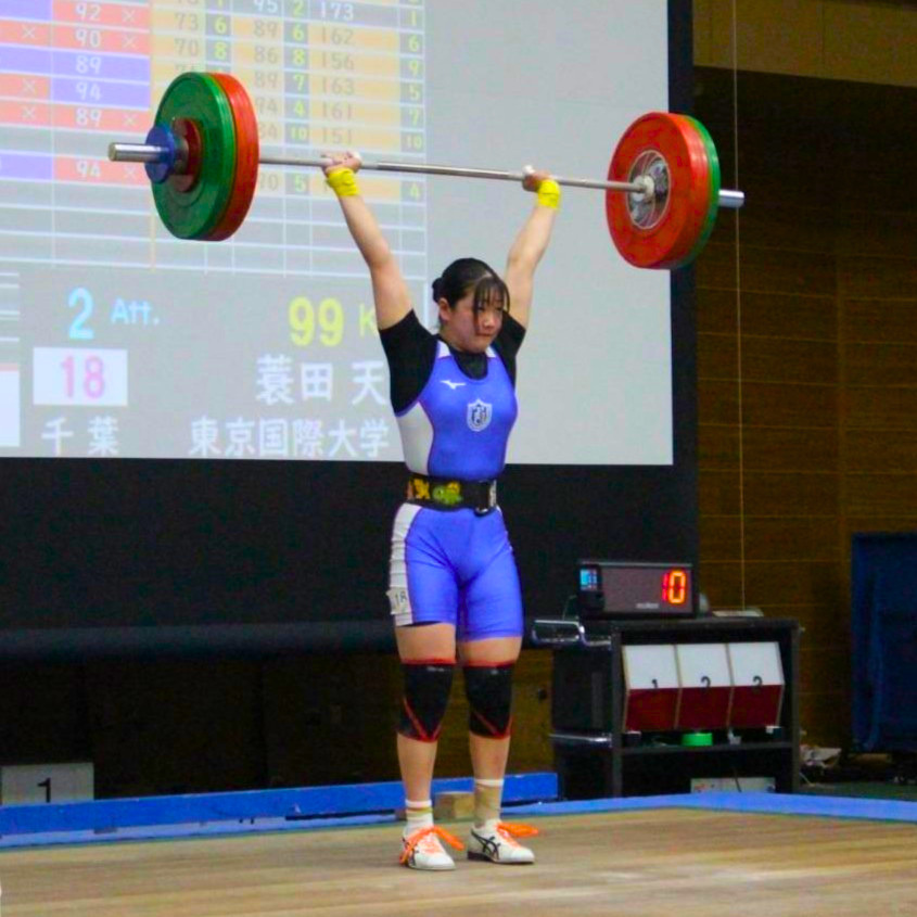 蓑田 天選手の試技